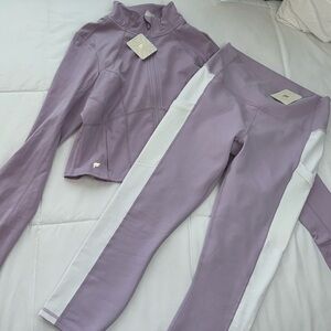 NWT Fabletics Grape Taffy Set